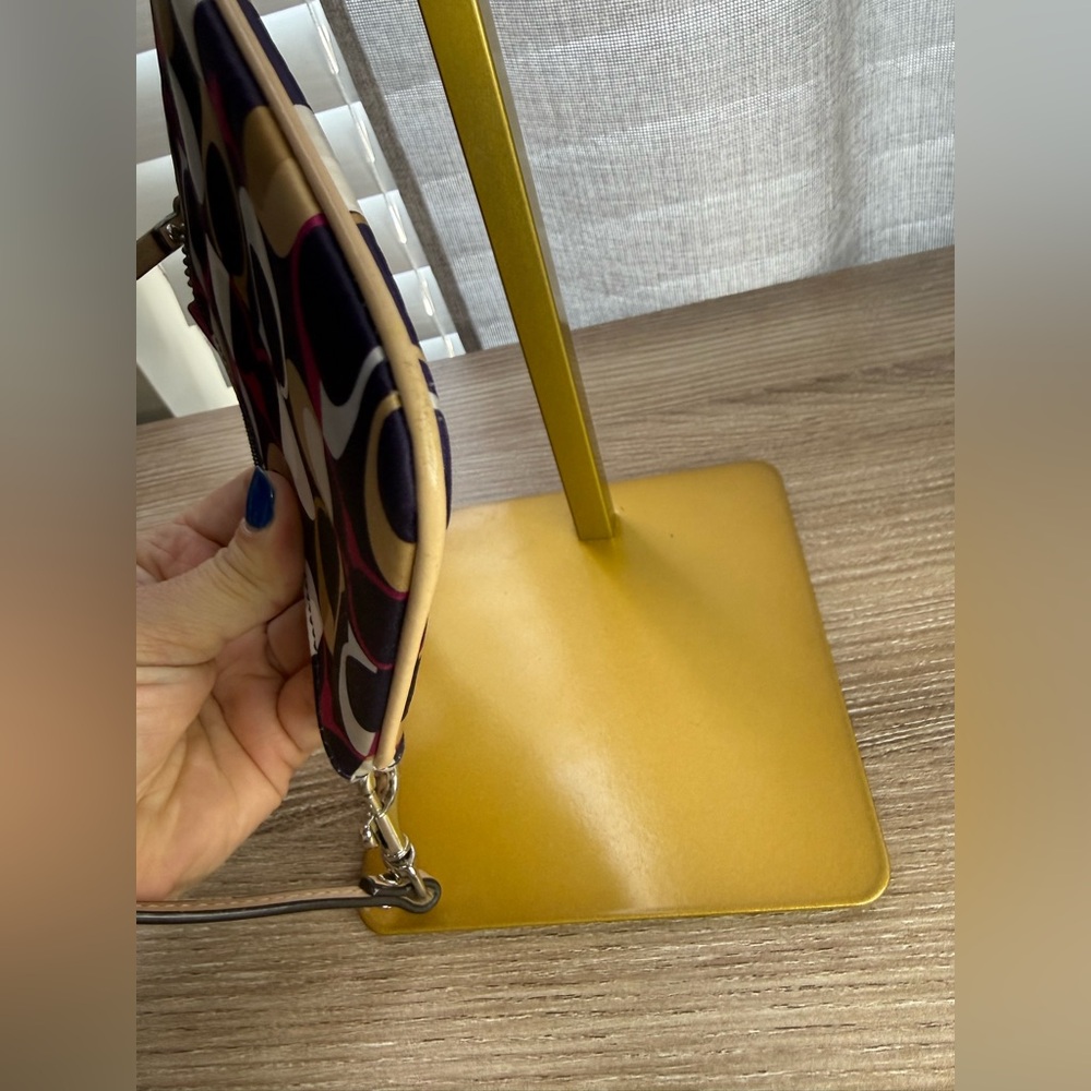 Coach Multicolor Patterned Wristlet - Picture 6 of 8